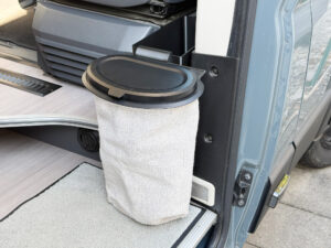 Camperfixx Flextrash Mount for the Fiat Ducato B-Pillar Storage Box