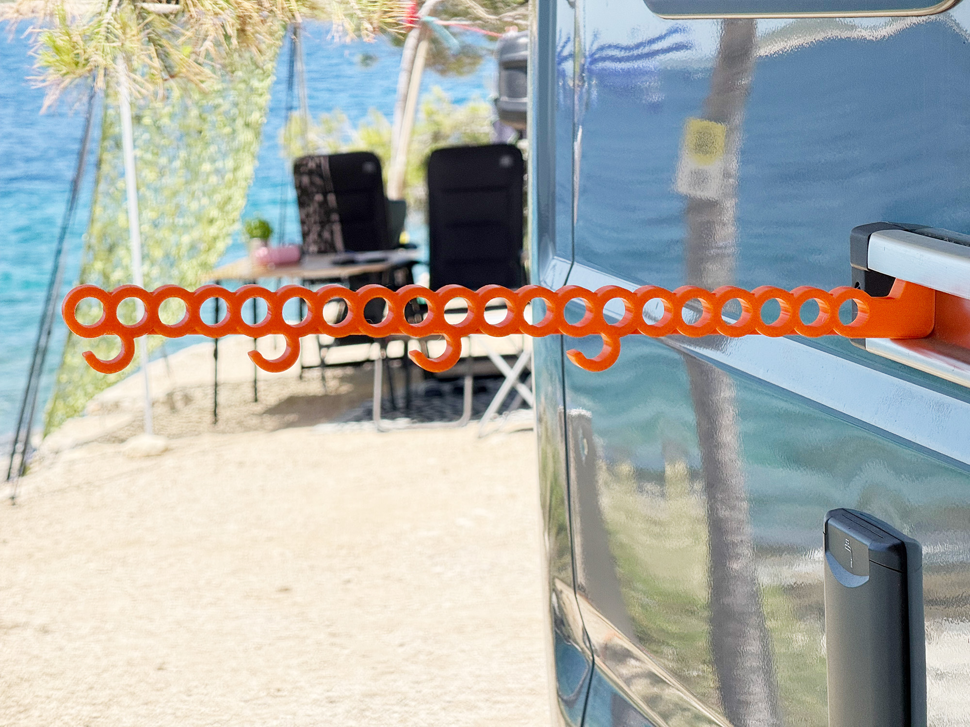 Camperfixx DoorRail Organizer – Schiebetür Schienenhalter Ducato – Bild 5